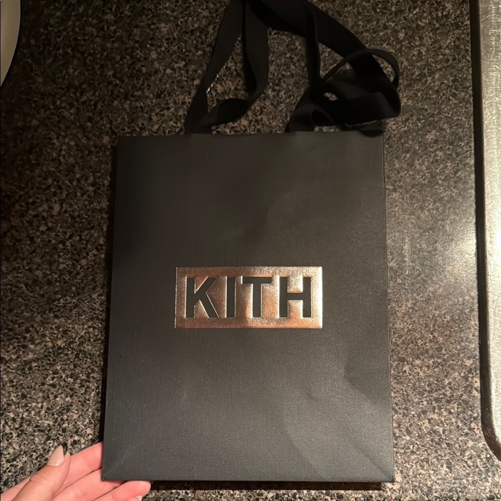 Kith Black and Gold Logo Tote